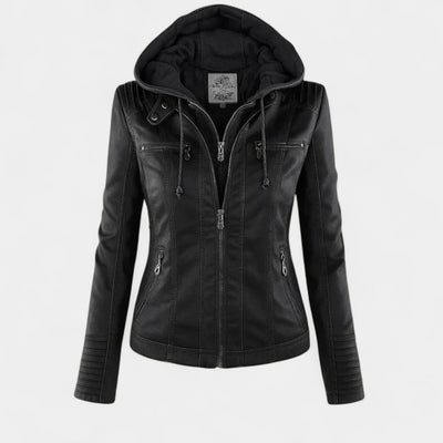 Rose™ - CHIC WEATHERPROOF EVERYDAY LEATHER JACKET