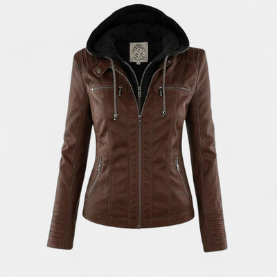Rose™ - CHIC WEATHERPROOF EVERYDAY LEATHER JACKET