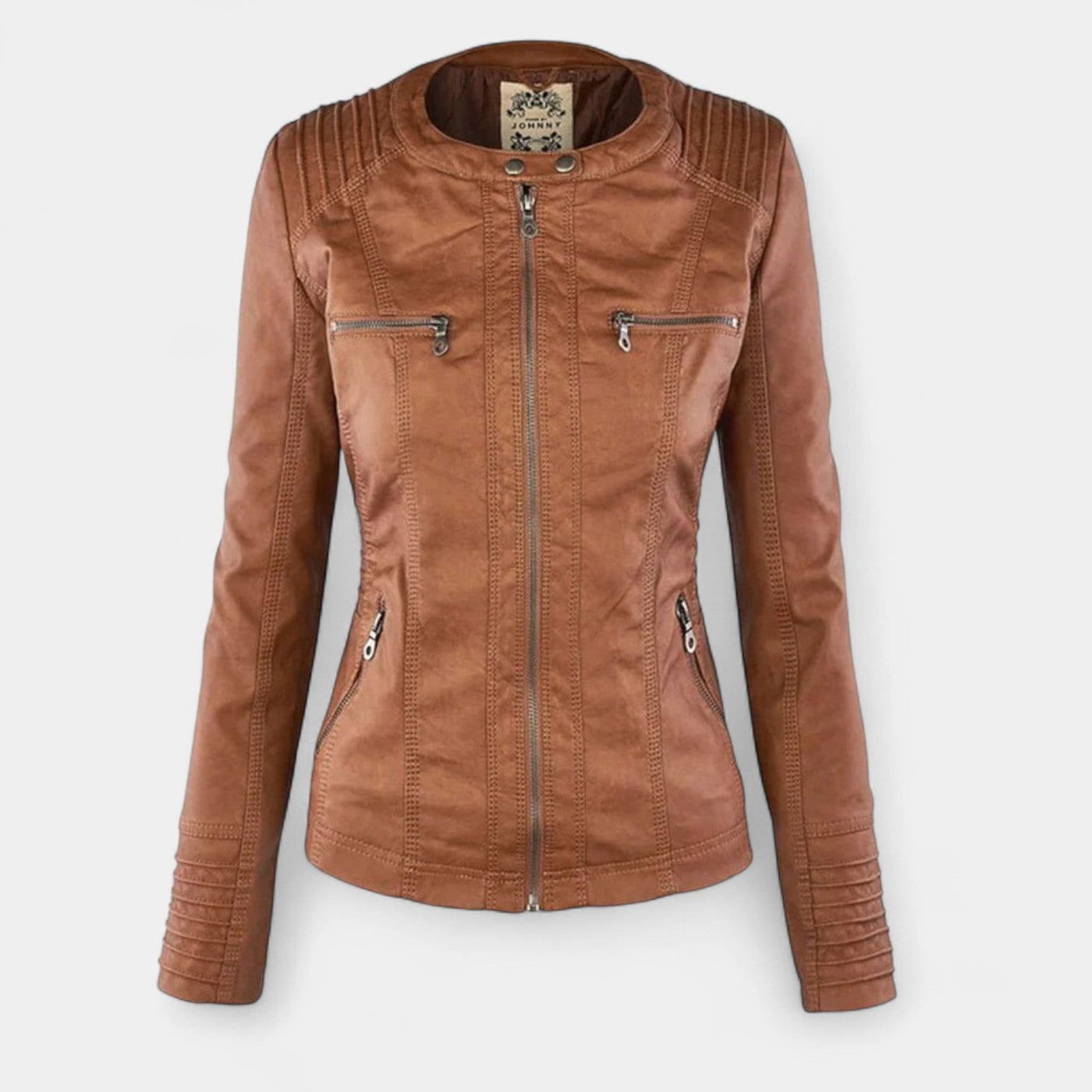 Rose™ - CHIC WEATHERPROOF EVERYDAY LEATHER JACKET