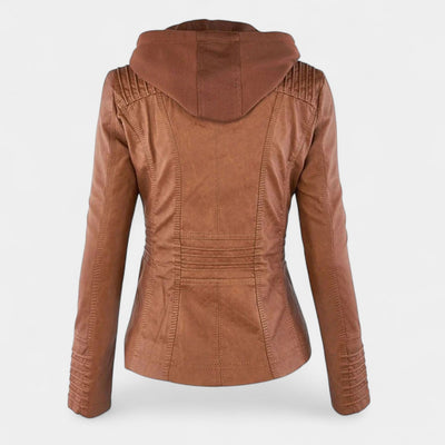 Rose™ - CHIC WEATHERPROOF EVERYDAY LEATHER JACKET