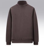 Men's Fleece-Trim Quilted Down Jacket