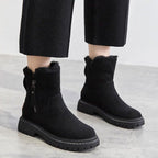 Women's Fleece-Lined Platform Ankle Boots