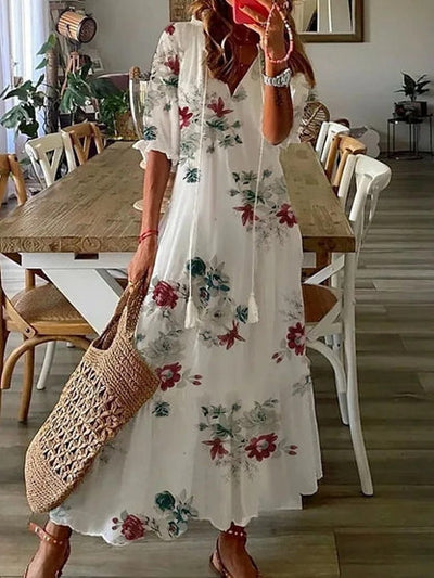 Jessica - Boho Midi Dress